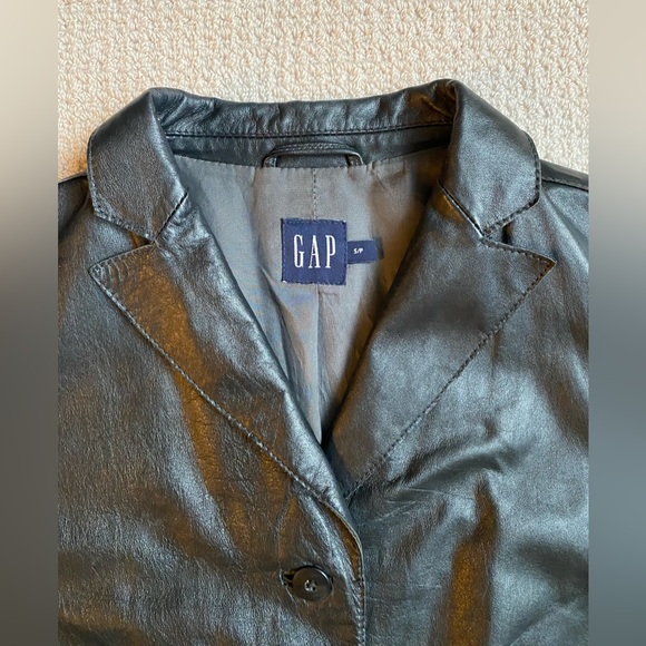 90’s GAP leather jacket - Picture 4 of 9